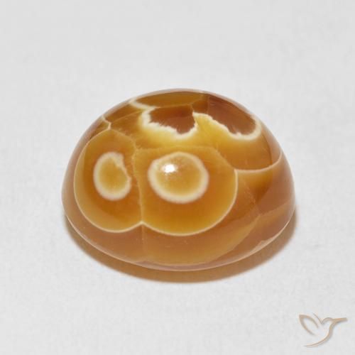 Agate Multicolore naturelle ovale, 16.56 ct, Opaque
