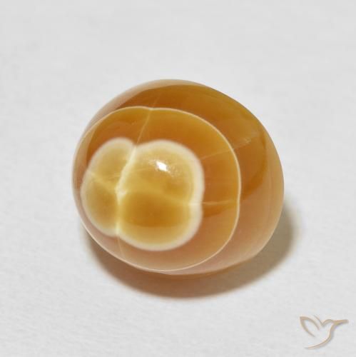 Agate Multicolore naturelle ovale, 11.30 ct, Opaque
