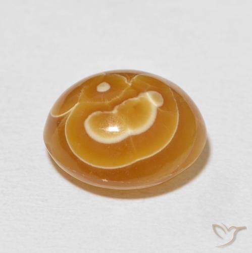Agate Multicolore naturelle ovale, 9.32 ct, Opaque