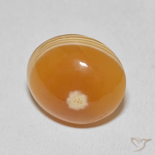Agate Multicolore naturelle ovale, 15.33 ct, Opaque