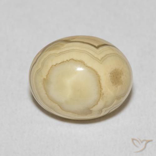6.65ct Naturel Multicolore Agate, ovale, Opaque