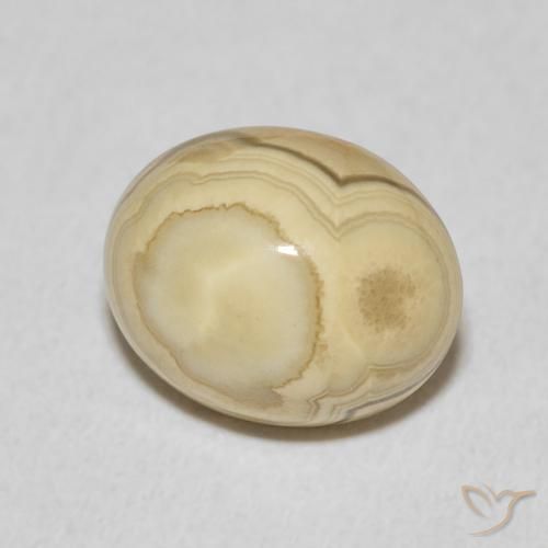 Agate Multicolore naturelle ovale, 6.65 ct, Opaque