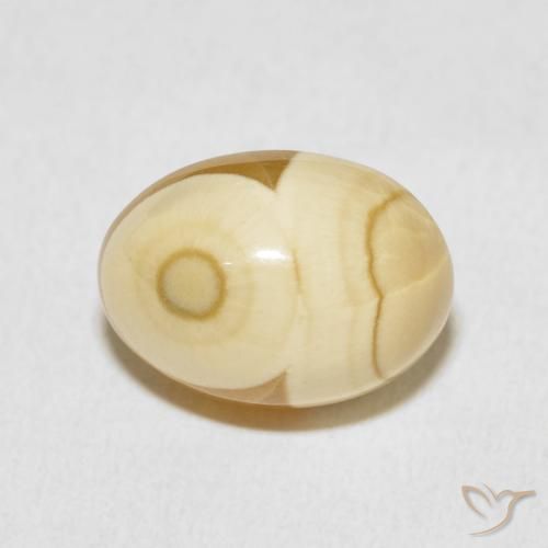 Agate Multicolore naturelle ovale, 10.02 ct, Opaque