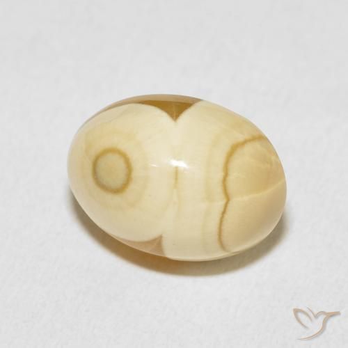 Agate Multicolore naturelle ovale, 10.02 ct, Opaque