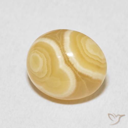 Agate Multicolore naturelle ovale, 6.36 ct, Opaque