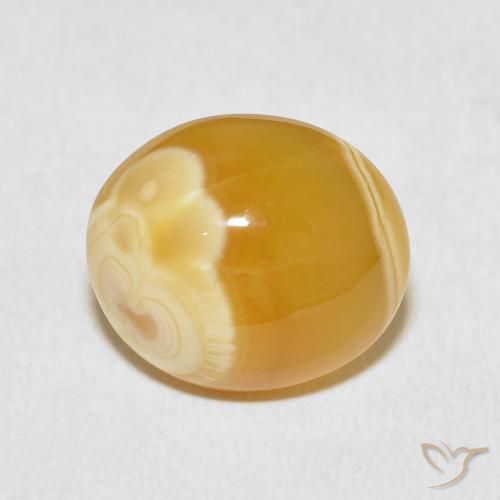 10.47ct Naturel Multicolore Agate, ovale, Opaque, Photo A