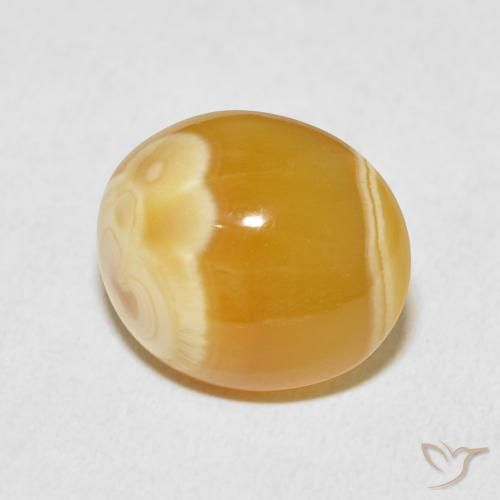 Agate Multicolore naturelle ovale, 10.47 ct, Opaque