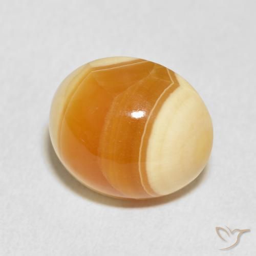 Agate Multicolore naturelle ovale, 10.60 ct, Opaque
