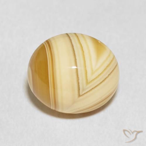 8.25ct Naturel Multicolore Agate, ovale, Opaque, Photo A