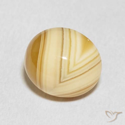 Agate Multicolore naturelle ovale, 8.25 ct, Opaque