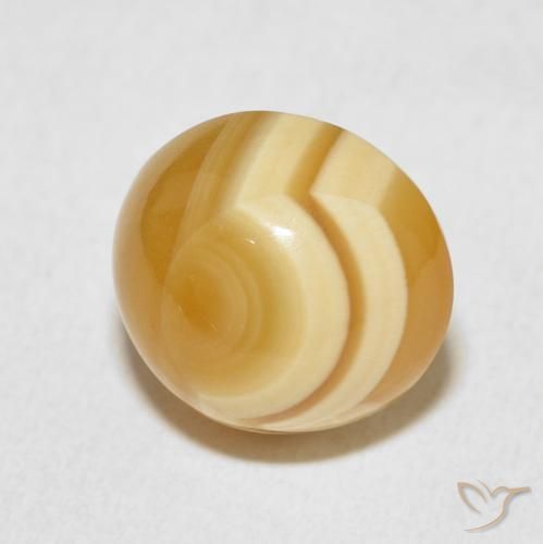 Agate Multicolore naturelle ovale, 9.58 ct, Opaque
