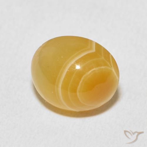Agate Multicolore naturelle ovale, 5.27 ct, Opaque