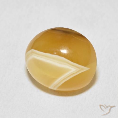 Agate Multicolore naturelle ovale, 9.16 ct, Opaque
