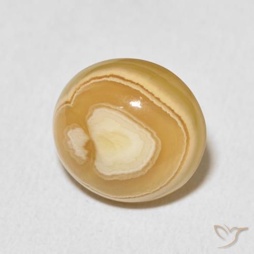 Agate Multicolore naturelle ovale, 6.25 ct, Opaque