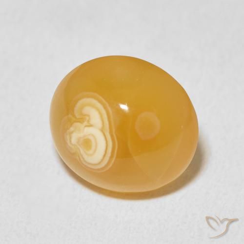 Agate Multicolore naturelle ovale, 9.48 ct, Opaque