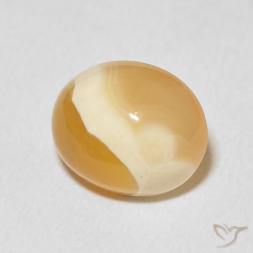 Agate Multicolore naturelle ovale, 11.50 ct, Opaque
