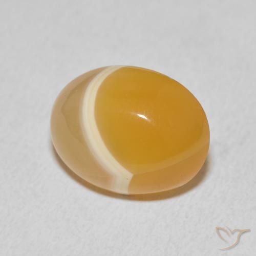 Agate Multicolore naturelle ovale, 10.22 ct, Opaque