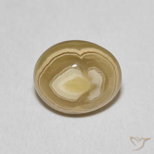 6.07ct Naturel Multicolore Agate, ovale, Opaque