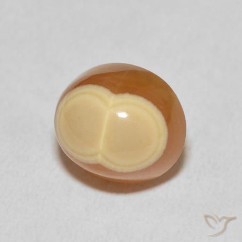 Agate Multicolore naturelle ovale, 8.59 ct, Opaque