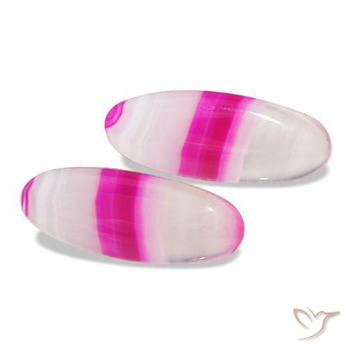 Achetez naturel 24.03ct Multicolore Agate gems, Coupe ovale, En provenance Namibie chez GemSelect. En stock, livraison internationale!