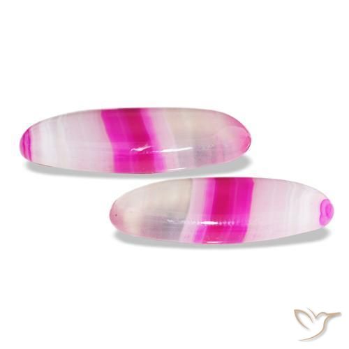 Achetez naturel 24.03ct Multicolore Agate gems, Coupe ovale, En provenance Namibie chez GemSelect. En stock, livraison internationale!