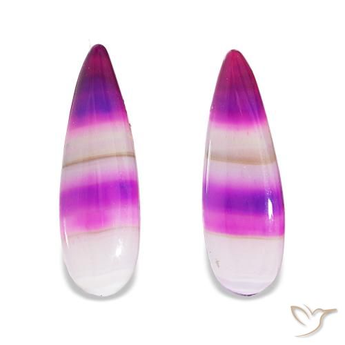 Shop natural 21.35ct Multicolore Agate gems, En forme de poire, from Namibie at GemSelect. In stock, global shipping!