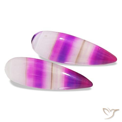 Shop natural 21.35ct Multicolore Agate gems, En forme de poire, from Namibie at GemSelect. In stock, global shipping!
