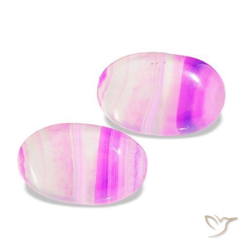 Achetez naturel 11.89ct Multicolore Agate gems, Coupe ovale, En provenance Namibie chez GemSelect. En stock, livraison internationale!