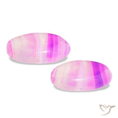 Achetez naturel 11.89ct Multicolore Agate gems, Coupe ovale, En provenance Namibie chez GemSelect. En stock, livraison internationale!