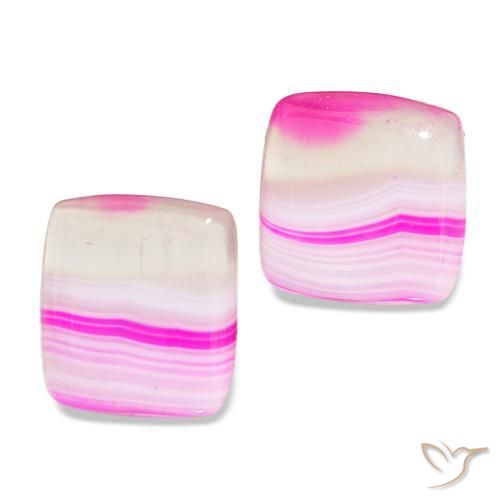 Achetez naturel 16.57ct Multicolore Agate gems, Coupe coussin, En provenance Namibie chez GemSelect. En stock, livraison internationale!