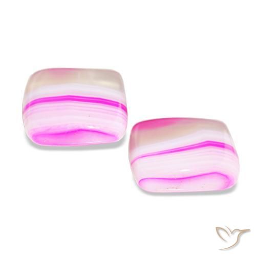 Achetez naturel 16.57ct Multicolore Agate gems, Coupe coussin, En provenance Namibie chez GemSelect. En stock, livraison internationale!