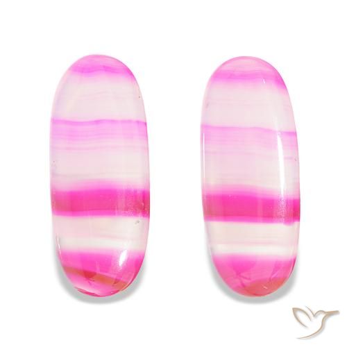 23.00ctw Multicolore Agate, Ovale, Transparent