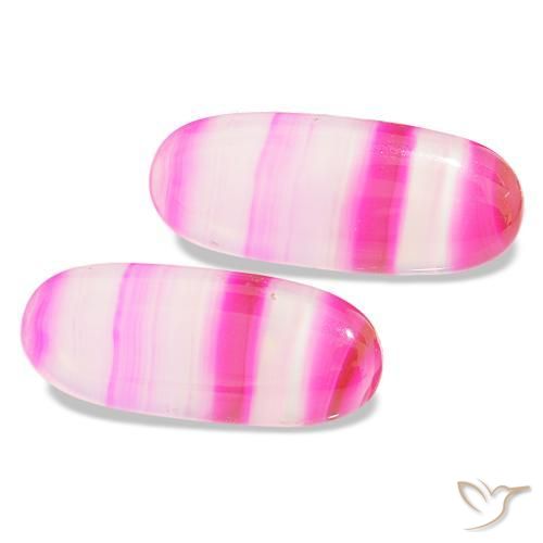 Achetez naturel 23.00ct Multicolore Agate gems, Coupe ovale, En provenance Namibie chez GemSelect. En stock, livraison internationale!