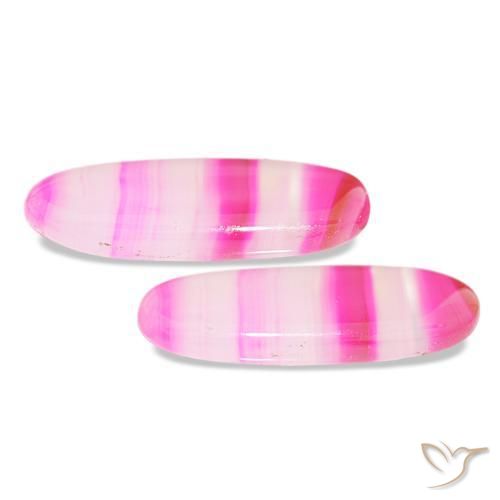 Achetez naturel 23.00ct Multicolore Agate gems, Coupe ovale, En provenance Namibie chez GemSelect. En stock, livraison internationale!