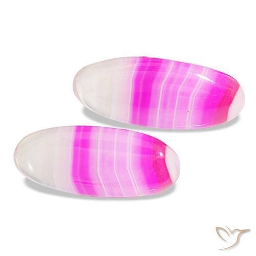 Achetez naturel 15.00ct Multicolore Agate gems, Coupe ovale, En provenance Namibie chez GemSelect. En stock, livraison internationale!