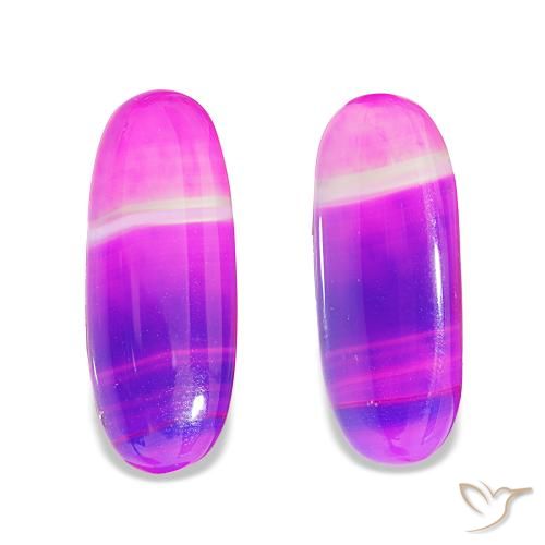 Achetez naturel 26.61ct Multicolore Agate gems, Coupe ovale, En provenance Namibie chez GemSelect. En stock, livraison internationale!