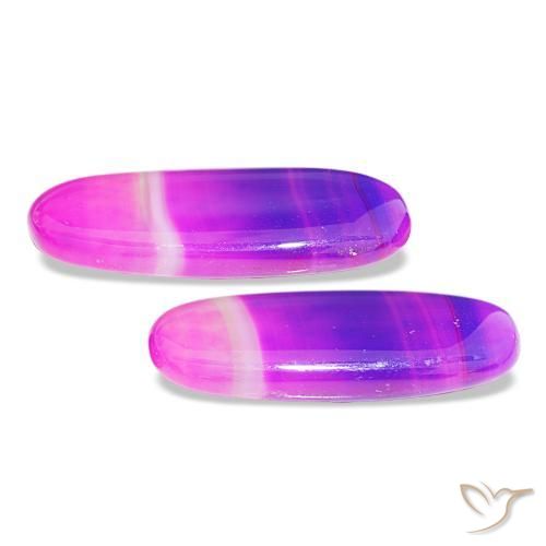 Achetez naturel 26.61ct Multicolore Agate gems, Coupe ovale, En provenance Namibie chez GemSelect. En stock, livraison internationale!