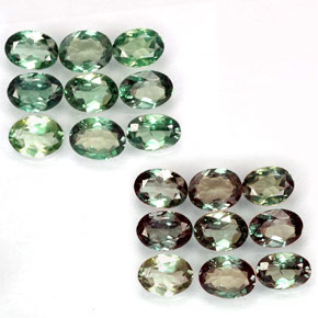 Achetez naturel ct multicolore alexandrite gems, coupe ovale, en provenance tanzanie chez gemselect. en stock, livraison internationale!