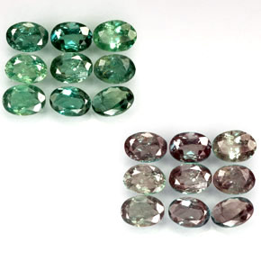 Achetez naturel ct multicolore alexandrite gems, coupe ovale, en provenance tanzanie chez gemselect. en stock, livraison internationale!