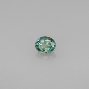Alexandrite multicolore naturelle coupe ovale, 0,33 ct, VS-SI