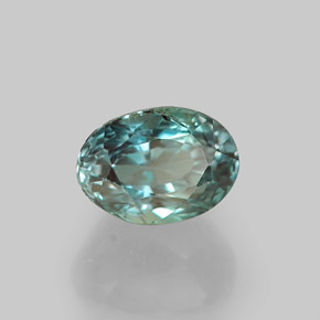 Alexandrite multicolore naturelle coupe ovale, 0,45 ct, VS
