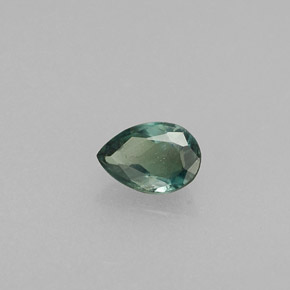 Alexandrite Vert rouge naturelle En forme de poire, 0.20 ct, VS