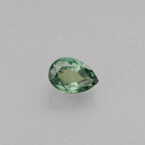 Alexandrite multicolore naturelle en forme de poire, 0,27 ct, VS