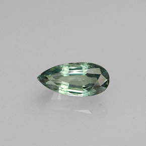 Alexandrite Vert rouge naturelle En forme de poire, 0.33 ct, VS