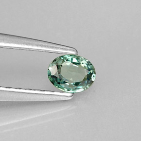 Alexandrite multicolore naturelle coupe ovale, 0,19 ct, VVS-VS