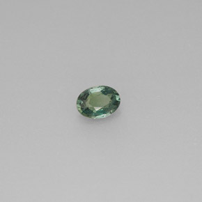 Alexandrite vert rouge naturelle coupe ovale, 0,18 ct, VVS-VS