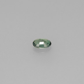 Alexandrite vert rouge naturelle coupe ovale, 0,18 ct, VVS-VS