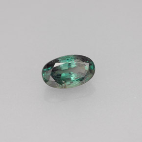 Alexandrite multicolore naturelle coupe ovale, 0,82 ct, VS