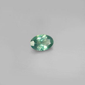 Alexandrite multicolore naturelle coupe ovale, 0,41 ct, VVS-VS