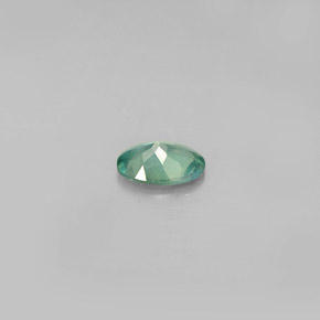 Alexandrite multicolore naturelle coupe ovale, 0,41 ct, VVS-VS